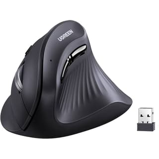 UGREEN MU008, Wireless, Bluetooth, USB, Mouse, Black
