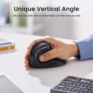 UGREEN MU008, Wireless, Bluetooth, USB, Mouse, Black — 4