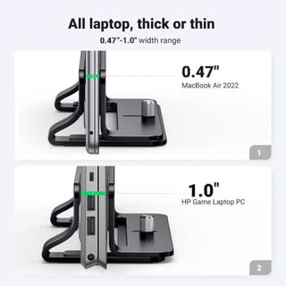 UGREEN LP258, Vertical Laptop Stand, Space Saver — 4