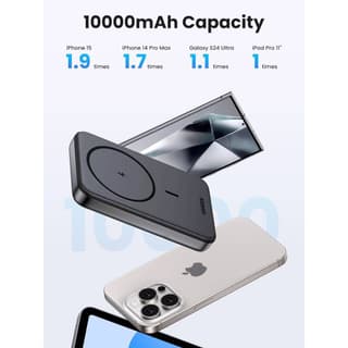 UGREEN PB561, 10000mAh 15W, Type-C, Magnetic Power Bank, Grey — 4