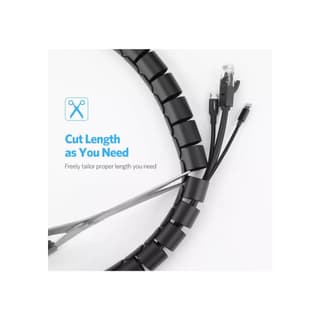 UGREEN LP121 Cable Organizer, 5m, Black — 5