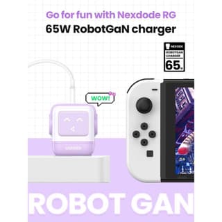 UGREEN CD361 Nexode Uno RobotGaN, 65W, USB, USB Type-C, Purple — 6