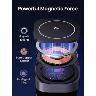 UGREEN W702 MagFlow Qi2, 25W, Magnetic Foldable Charging Station, Dark Gray — 5