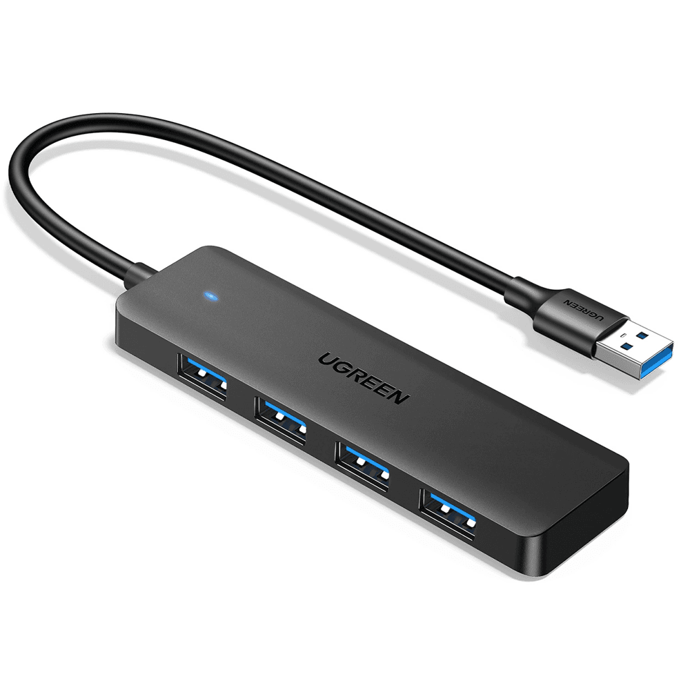UGREEN CM219, USB, HUB, Black