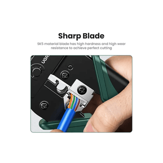 UGREEN NW304, Crimping Tool, Black/Green — 6