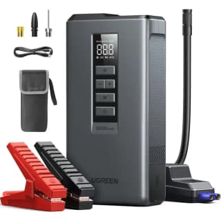 UGREEN ES703, 10000mAh, Type-C, USB, Jump Starter + Air Compressor, Black