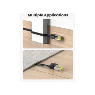 UGREEN NW189, CAT7 U/FTP, Lan Cable, 3m, Black — 4