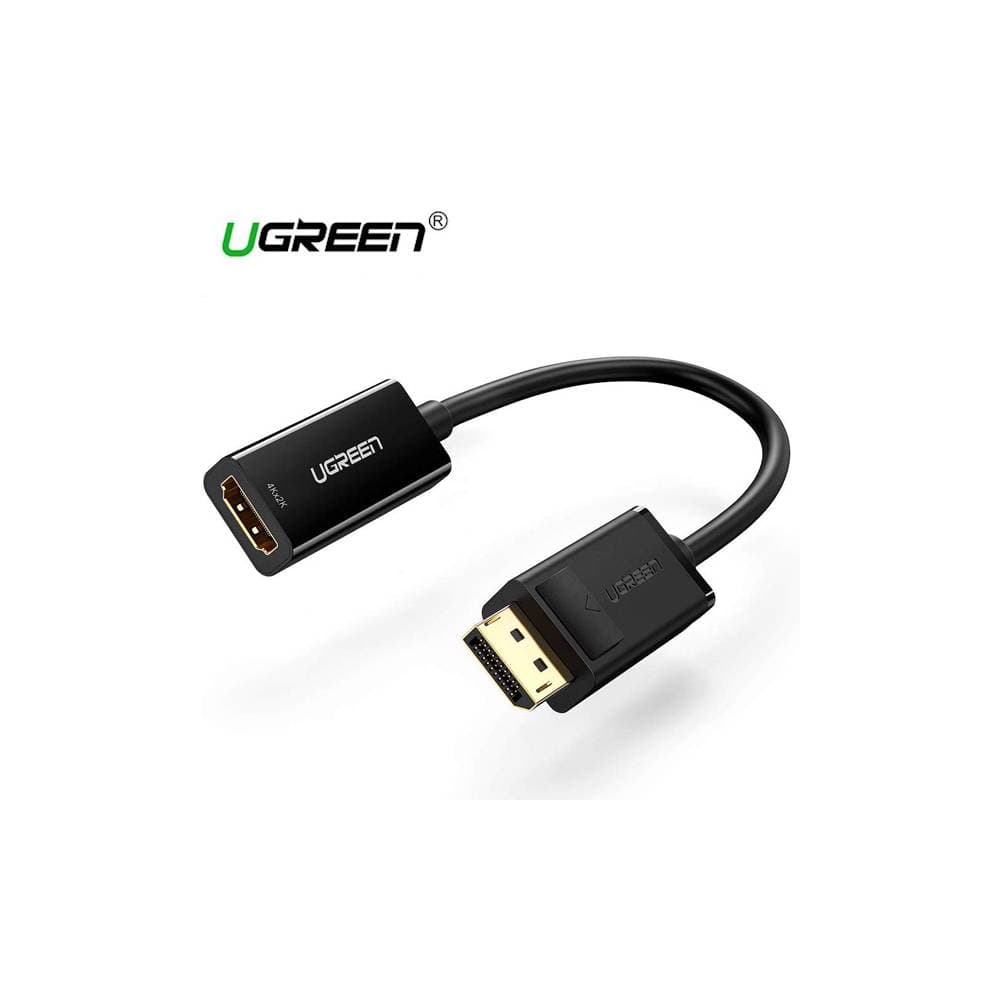UGREEN MM137 DisplayPort to HDMI Female Converter, 4K*2K, 25cm, Black