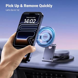 UGREEN LP865, Dashboard Magnetic Car Phone Mount, Gray — 5