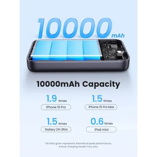 UGREEN PB761, 10000mAh 30W, Magnetic Wireless Power Bank, Black — 5