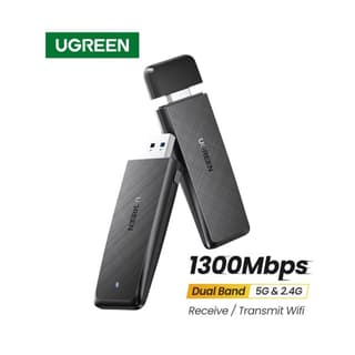 UGREEN CM492 AC1300 Wireless Network Adapter, USB 3.0, 1300Mbps, Black — 2