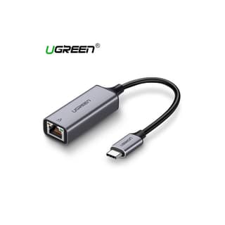 UGREEN CM199, USB Type-C to 10/100/1000M Ethernet Adapter, Space Gray