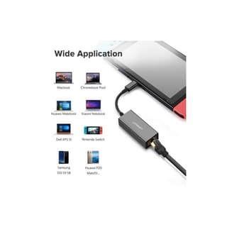 UGREEN CM199, USB Type-C to 10/100/1000M Ethernet Adapter, Space Gray — 4