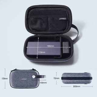 UGREEN LP152, Organizer Bag, Gray — 3