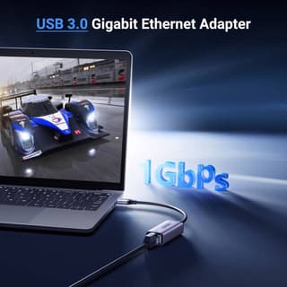UGREEN CM209, USB 3.0 to RJ45 Ethernet Adapter, Space Gray — 6