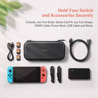 UGREEN LP174, Portable Case for Nintendo Switch, Black — 3