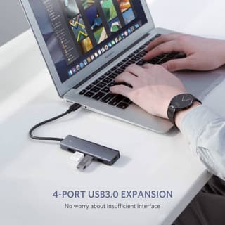 UGREEN CM219 UGREEN 4xUSB 3.0, Gray — 5