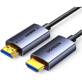 UGREEN HD183, 8K, Fiber Optic HDMI To HDMI Cable, 40m, Grey/Black