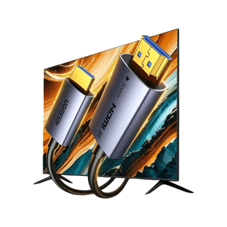 UGREEN HD183, 8K, Fiber Optic HDMI To HDMI Cable, 40m, Grey/Black — 2