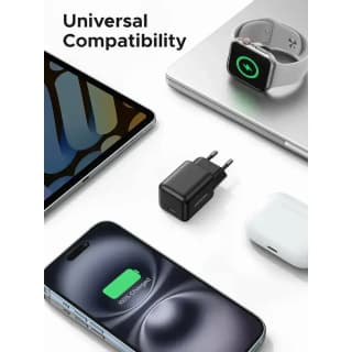 UGREEN X512, 20W, Type-C GaN Fast Charger, Black — 4