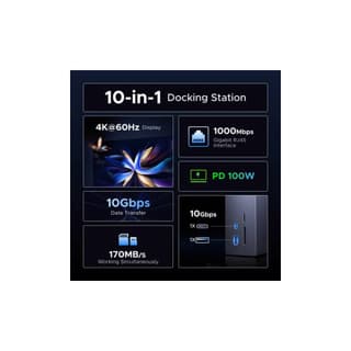 UGREEN CM923 Revodok Pro, 10-in-1 Type-C Docking Station, Grey — 4