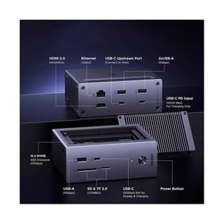 UGREEN CM923 Revodok Pro, 10-in-1 Type-C Docking Station, Grey — 6