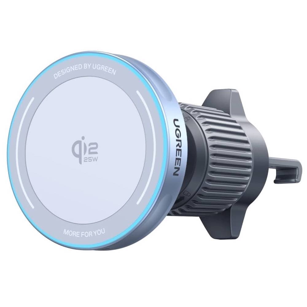 UGREEN W758 MagFlow, 25W, Magnetic Wireless Car Charger, Grey