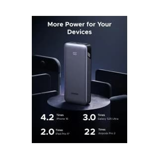 UGREEN PB532, 20000mAh, Type-C, USB, Fast Charging Power Bank, Grey — 3