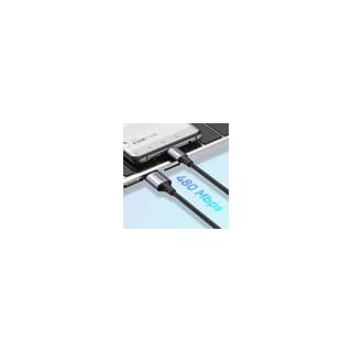 UGREEN US288, USB 2.0 A to Type-C, 2m, Black — 2