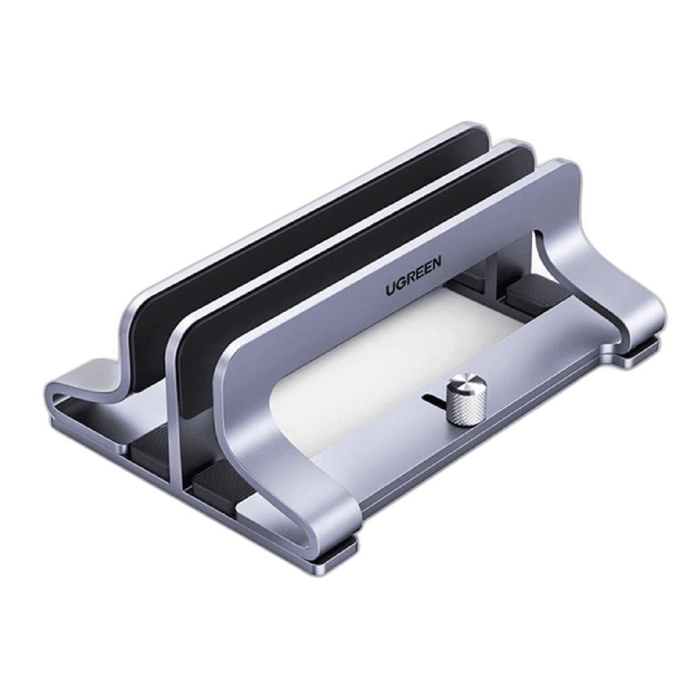 UGREEN LP258, Vertical Dual Slots Laptop Stand, Silver