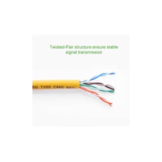 UGREEN NW103 Cat5e Patch Cord UTP Lan Cable, 20m, Yellow — 4