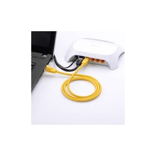 UGREEN NW103 Cat5e Patch Cord UTP Lan Cable, 20m, Yellow — 5