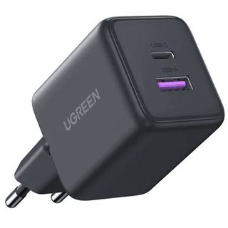 UGREEN X516, 30W, Type-C, USB, GaN Fast Charger, Black