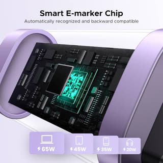 UGREEN Uno L509, 100W, Type-C to Type-C Fast Charging Cable, 2M, Purple — 6