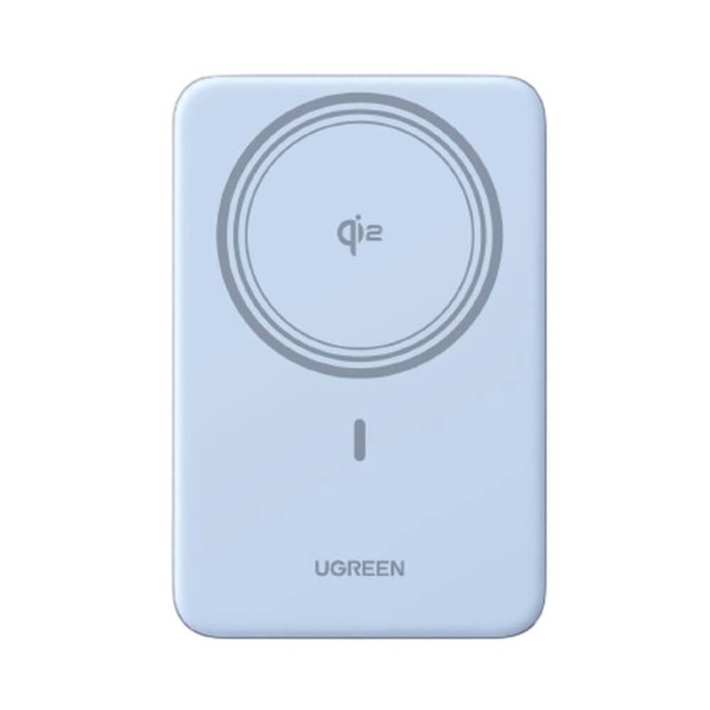 UGREEN PB580, 5000mAh, Type-C, Magnetic Wireless Power Bank, Light Blue