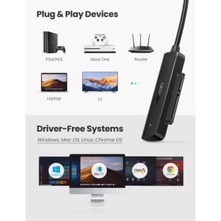 UGREEN CM321 USB 3.0 to SATA III Adapter Cable, 50cm, for 2.5" SATA SSD/HDD Black — 4