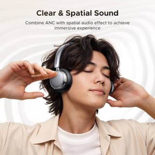 UGREEN HP207 Studio Plus, Headset, Wireless, Bluetooth, Black/Silver — 5
