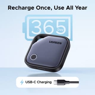 UGREEN CM916 FineTrack Duo, Apple+Google, Smart Tag Finder, Grey — 2