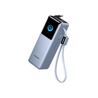 UGREEN PB728 Nexode, 25000mAh, Type-C, USB, Power Bank With Retractable Cable, Grey