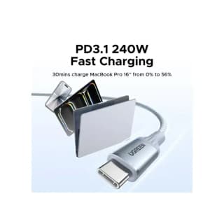 UGREEN L534, 240W, Type-C To Type-C PD Fast Charging Cable, 1m, Blue — 3