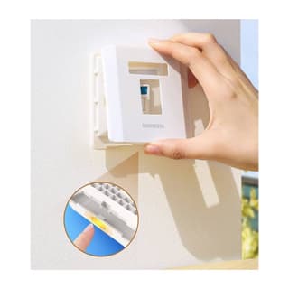 UGREEN NW144 Wall Socket internet RJ45 Wall Plate Single Port საფარი — 4