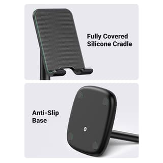 UGREEN LP280, Adjustable Desk Phone Holder, Black — 5