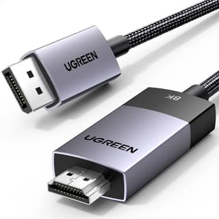 UGREEN DP115, 8K, DisplayPort to HDMI, 2m, Grey