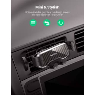 UGREEN LP228, Gravity Phone Holder For Car, Black — 6