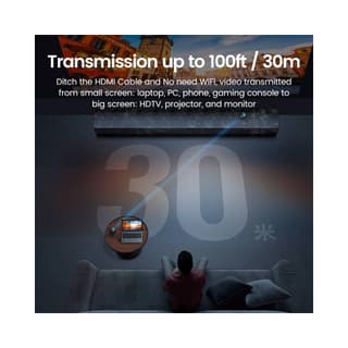 UGREEN CM438, 4K Wireless HDMI Transmitter And Receiver, Black — 6