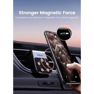 UGREEN LP290, Smartphone Car Holder, Black/Silver — 3