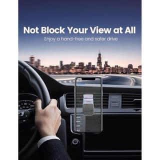 UGREEN LP290, Smartphone Car Holder, Black/Silver — 5