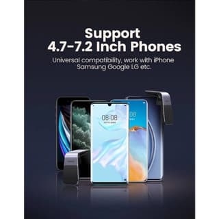 UGREEN LP290, Smartphone Car Holder, Black/Silver — 6