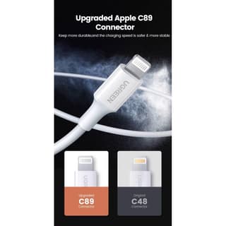 UGREEN US155, MFi, USB to Lightning, 1m, Black — 4