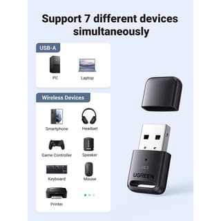 UGREEN CM591, USB Bluetooth 5.3 Adapter, Black — 3